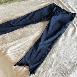 Blue boat pants